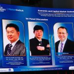 Economic & Capital Market Outlook 2024 di Main Hall Gedung Bursa Efek Indonesia, SCBD, Selasa (10/10/2023). (ist)