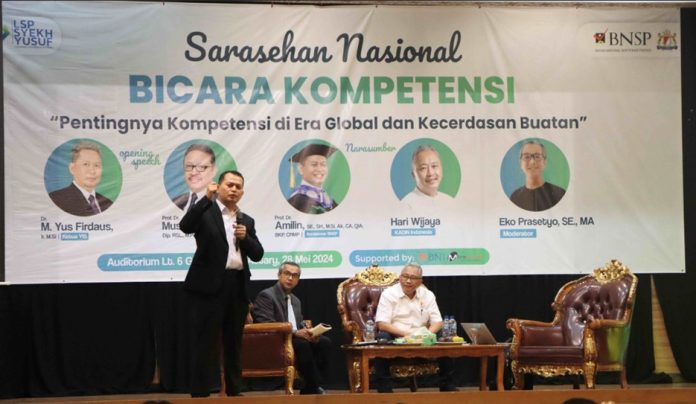 LSP Universitas Islam Syekh Yusuf Tangerang Gandeng BNSP, Gelar Saresehan Nasional Indonesia Kompeten