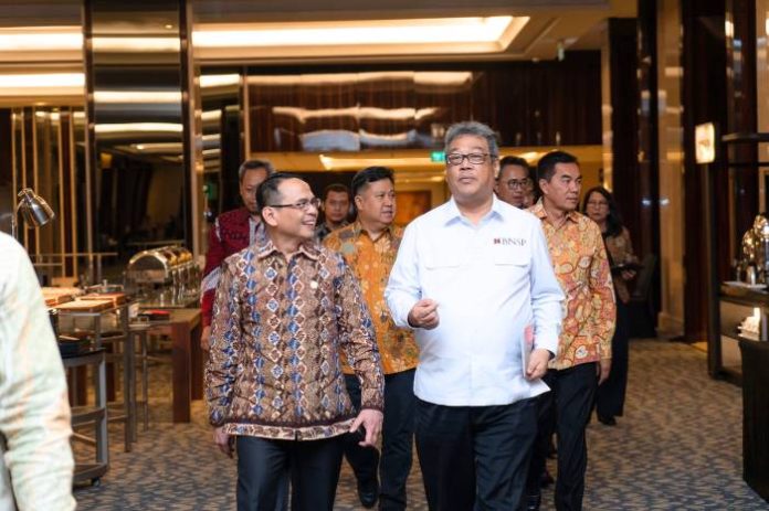 Foto : BNSP turut hadir di Konvensi Nasional Rancangan Standar Kompetensi Kerja Nasional Indonesia (RSKKNI) Bidang Pembiayaan di Ballroom 1 Hotel Grand Sheraton, Gandaria - City, Jl. Sultan Iskandar Muda, Jakarta Selatan pada Selasa, 2 Juli 2024. (Doc.Ist)