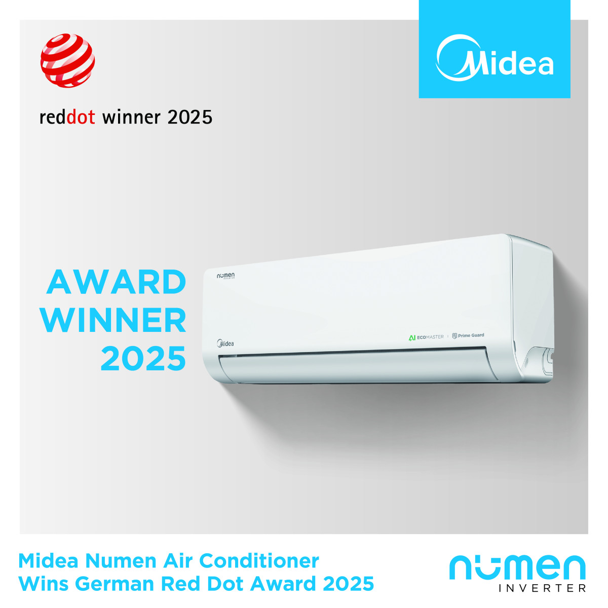 Midea Numen AC for Southeast Asia Earns German Red Dot Award for Groundbreaking Designs